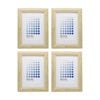 4PK Braz A4 Siena Image Photo Document Display Frame 29.7x21cm Beech