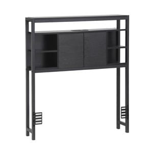 Artiss Bed Headboard King Single Storage Bedhead Charging Station Black