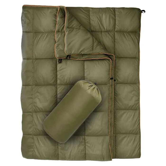 NNEOBA All-Season Lightweight Camping Blanket Green