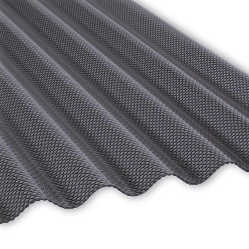 Suntuf 2400 x 860 x 23mm Solar Grey Beehive Polycarbonate Roofing ...