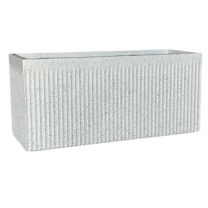 Northcote Pottery 55cm White Linea Trough