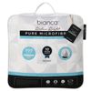 Bianca Relax Right Pure Microfibre Quilt 300gsm Home Bedding White King Bed
