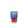 Narva 2.5-3 / 4mm 5/32" Red Double Crimped Flared Vinyl Insulated Female Bullet Terminal - 12 Pack