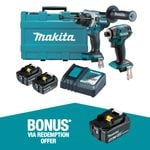 Makita 18V 2 Piece Combo Kit DLX2516T