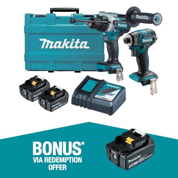 Makita 18V 2 Piece Combo Kit DLX2516T