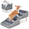 Convertible Pet Steps Split Ottoman 40cm High 4-Step Dog Stairs