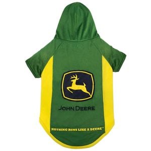 John Deere Pet Accessories Sporty Dog Tee Hoodie - Small