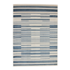 Fab Habitat 196x300cm Navy And Cream Yomi Indoor Outdoor Rug