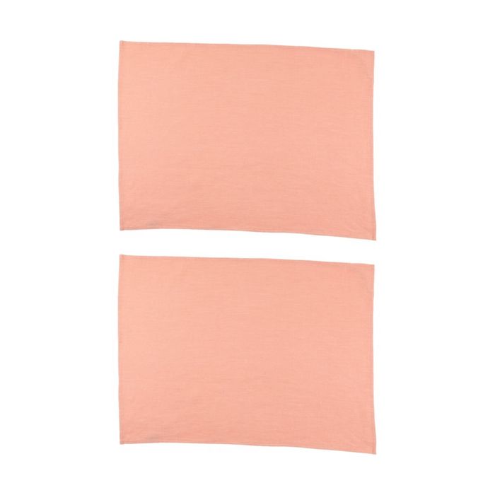 2x 2pc Bas Phillips Linen Tencel Tea Towel Set Kitchenware Dusty Pink 50x70cm