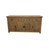 Gloriosa Buffet Table 180cm 4 Door 5 Drawer Solid Mango Timber Wood - Honey Wash