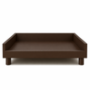 Paws and Willow Large Espresso Retreat Wooden Dog Bed