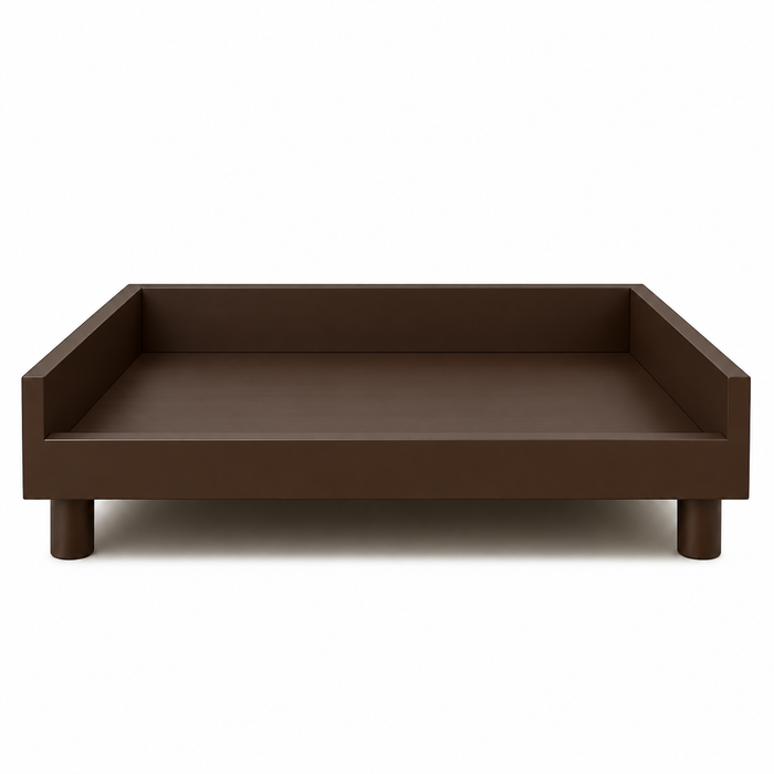 Paws and Willow Large Espresso Retreat Wooden Dog Bed