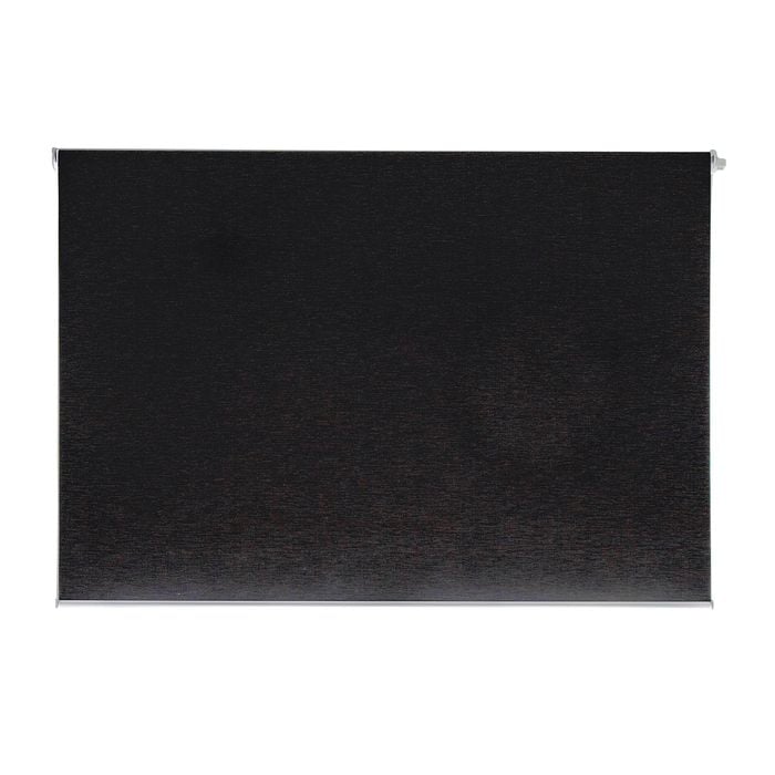 Windoware 1800 x 2100mm Black Soho Textured Blockout Roller Blind