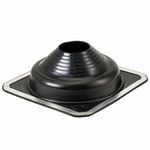 Deks 125 - 230mm Black Dektite Premium Roof Flashing - For Metal Roofs