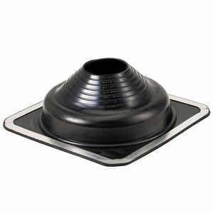 Deks 125 - 230mm Black Dektite Premium Roof Flashing - For Metal Roofs
