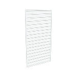 ProtectorAl 900 x 1750mm Pearl White Easy Screen Welded Slat Panel