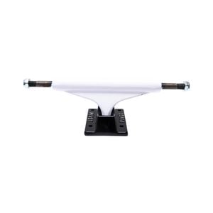 Pivot Truck Co Solid Baseplate For Skateboard WHT/BLK Set Hanger Width 5.5in