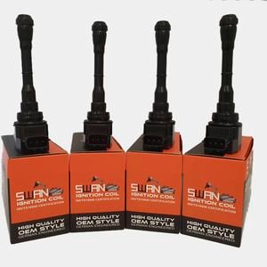 4-Pack SWAN Ignition Coil for Nissan Juke Nismo, Pulsar SSS, Qashqai, X-Trail