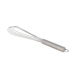Cuisena 30cm Stainless Steel Flat Wire Whisk Kitchen Utensil - Silver