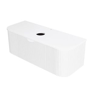 CIBO 1200mm White Ripple Luxe Vanity With Solid Surface Top