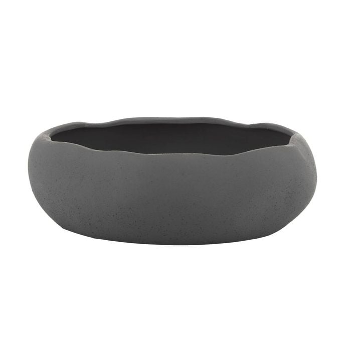 Rogue Lyon Organic Bowl Planter Charcoal 30x30x9cm