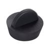 Kinetic 25mm Black PVC Sink Plug 