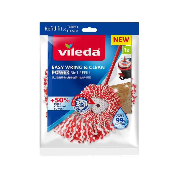 Vileda Easy Wring & Clean 3in1 Power Refill 