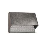 Builders Edge 230 x 165 x 75mm Hooded Galvanised Subfloor Vent