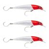 3x Rapala 12cm Saltwater X Rap Long Cast Sink Minnow Fishing Lures - Redhead