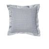 Rapee Morocco Quilted Flange Cushion Cover- Silver