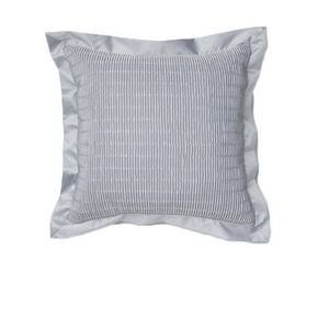 Rapee Morocco Quilted Flange Cushion Cover- Silver