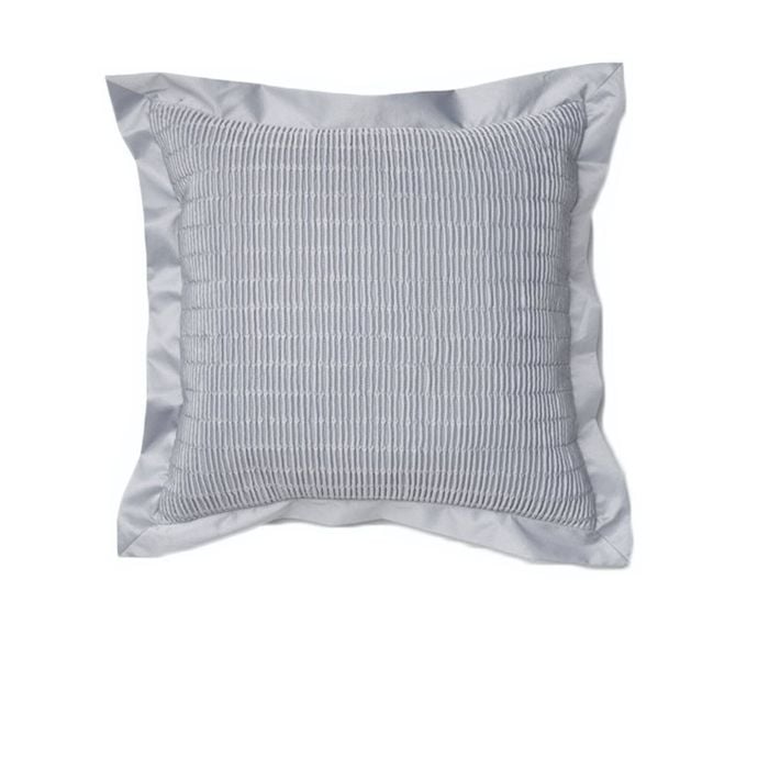 Rapee Morocco Quilted Flange Cushion Cover- Silver