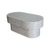 Mother Of Pearl Azure Oasis Oval Coffee Table
