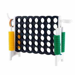 Costway Kid Giant 4-in-A Row Connect four Board Game Set White