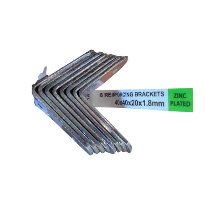Carinya 40 x 40 x 20mm Zinc Plated Reinforcing Angle Bracket