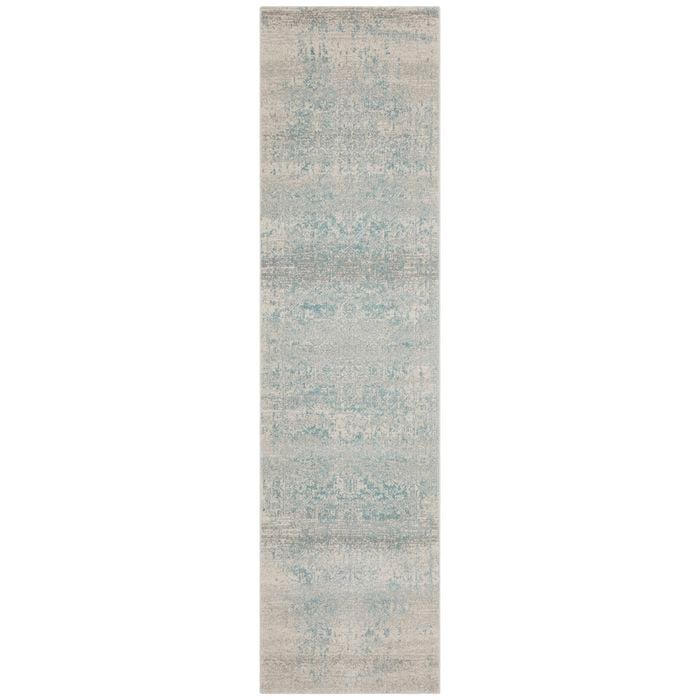 Sense 253 White Blue 400X80Cm Rug