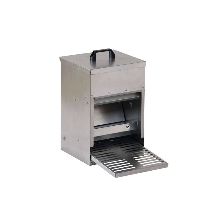 Yes4pets Xl Galvanized Chicken Feeder Treadle Style Poultry Feeder