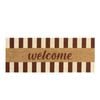 Madras Link 45 x 115cm Welcome Mocha Long Coir Mat