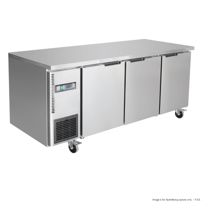 Thermaster TS1800TN-3D Stainless Steel Triple Door Workbench Fridge