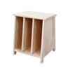 MIUZ Side End Table 3 Grid Storage Shelf Bedside Table Bedroom Nightstand