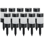 Click Village Solar LED Pathway Bollard - Pack of 10