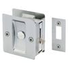 Gainsborough Satin Chrome Rectangular Privacy Sliding Cavity Door Set
