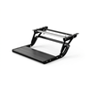 RV Essentials Black Manual Single Caravan Step 200kg for Caravans and RVs