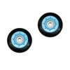 x2 OEM Dryer Front Bearing And Drum Guide Set - Blue Pulley Wheel H0180800201ASET, suits Fisher And Paykel