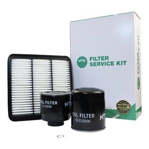 NTK Complete Filter Service Kit for Mitsubishi Triton ML/MN Ute 2008-2015 2.5L | Air, Oil, Fuel Filter