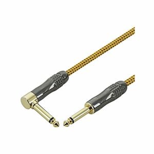 SWAMP TRG Series Braided Guitar Lead - Orange Tweed - 7m