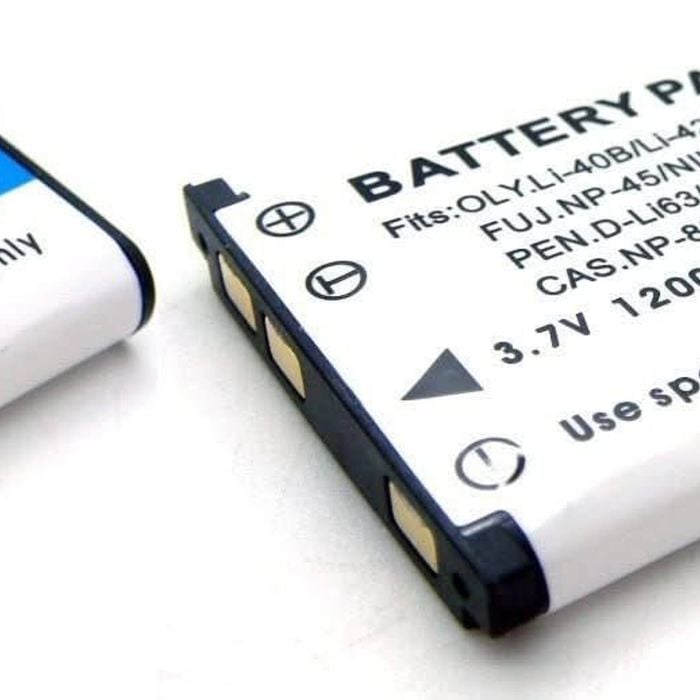 [2 Pack] Replacement Battery For Olympus Li-40b And Li-42b, Compatible With Olympus Fe-220, Fe-230, Fe-340, Fe-360, Fe-