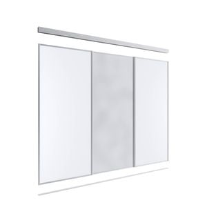 Lugna 2100 x 1801 - 2700mm 1 Mirror 2 Melamine 3 Door Combo Package