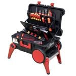 Wiha 80 Piece Electricians Tool Case With Wheels