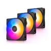 Deepcool RF120 FS LED Fan 120mm ( 3-Pack) [DP-FLED3-RF120FS-3P]